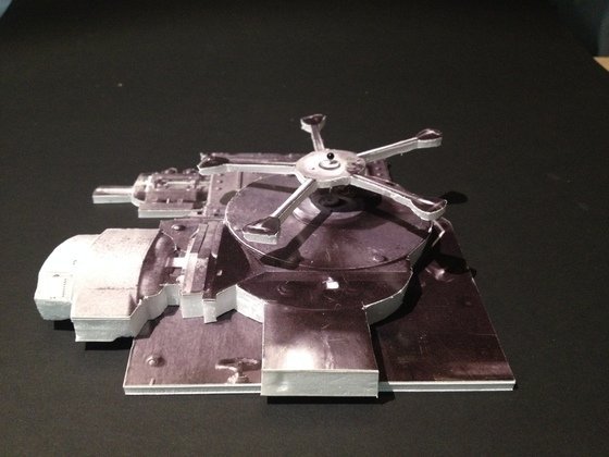 maquette des machinerie avant stop motion