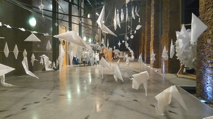 250 installation origamis